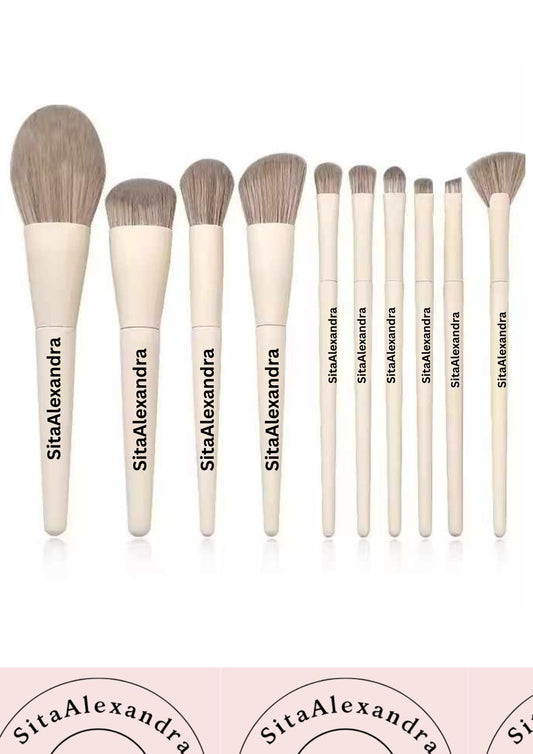 Homebrandsitaalexandra 10 piece Proffessional makeup brush set