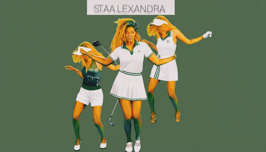 White and Green Golf Kit